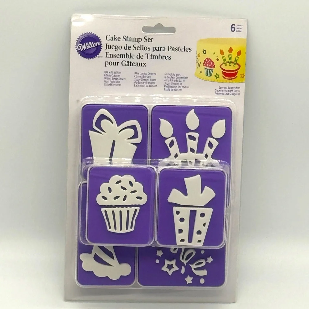 WILTON CAKE STAMP SET